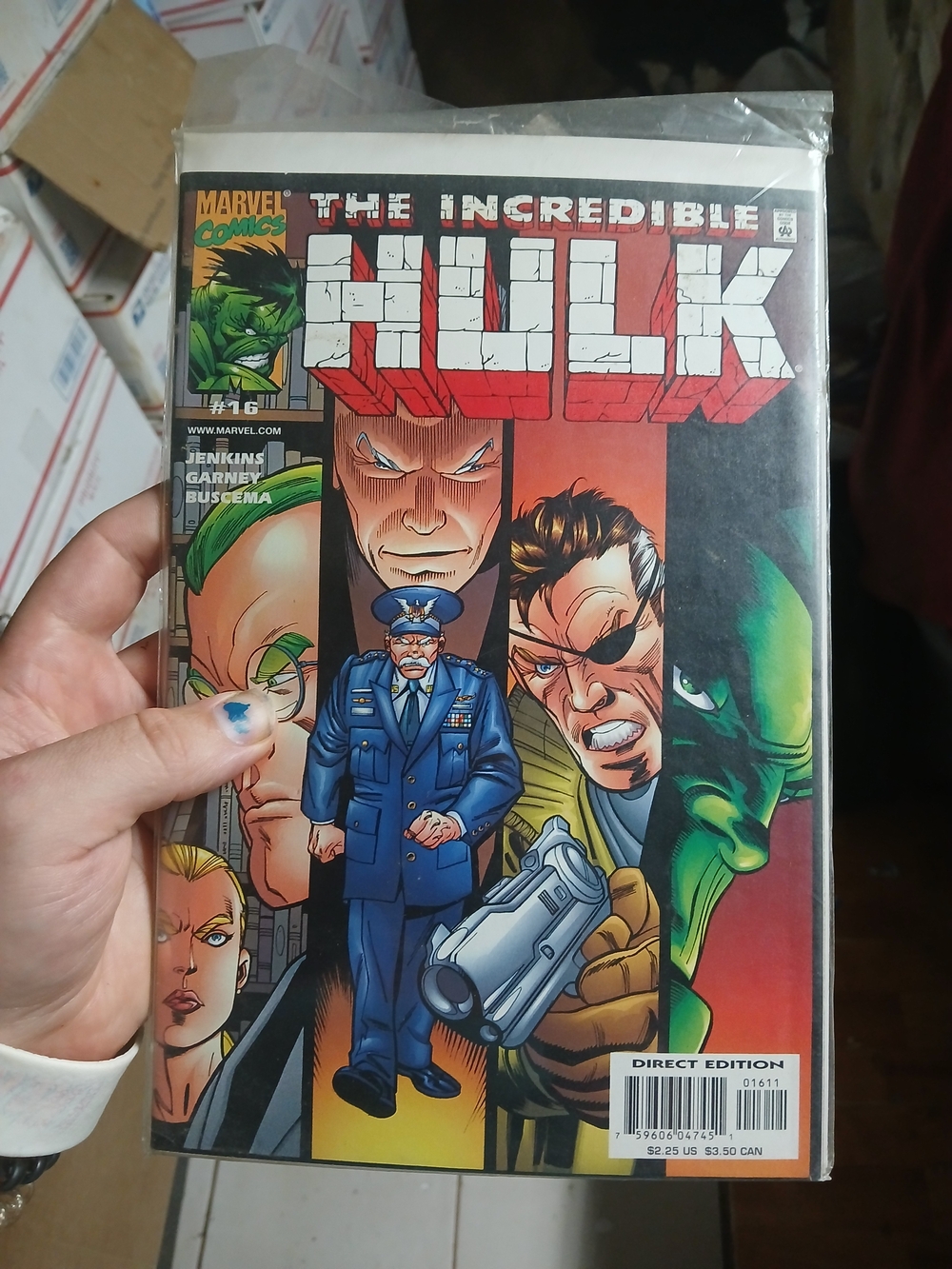 copy of The Incredible Hulk #16 published by Marvel Comics in July 2000
